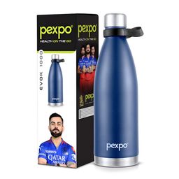 Pexpo Blue Single Stainless Steel Water Bottle-picture-29