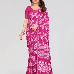 Moda Rapido Floral Printed Saree With Blouse Piece-36