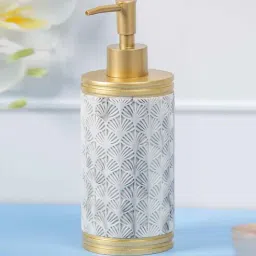 market 99 Polyresin Soap Dispenser With Golden Pump - 375 Ml-picture-34