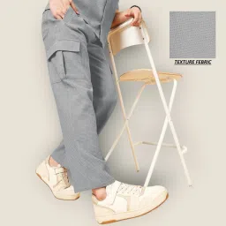 Men Solid Grey Track Pants-image-32