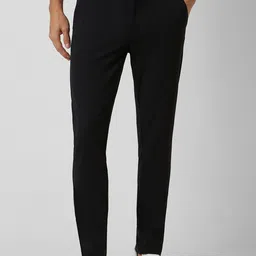 Van Heusen Flex Men Slim Fit Mid-Rise Trousers-image-98