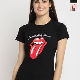 Dreambe Women Pack Of 2 Graphic Printed Round Neck Cotton T-shirts-picture-22