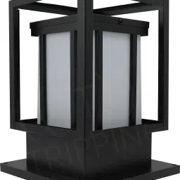 Black B22 Holder Antique Design Waterproof & Rustproof Gate Lamp for Home, Garden, and Outdoor Poles & Pillars - Decorative Metal Light for Patio, Compound, Wall, and Pillars Gate Light Outdoor Lamp-image-76