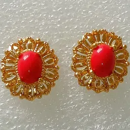 Gorkhastyle Floral Studs Earrings-14