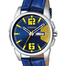 TARIDO Men Leather Straps Analogue Watch TD1994SL23-image-36