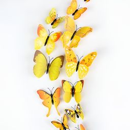 INDIAN ROYALS Blue & Yellow Animal Printed Self-Adhesive & Durable Wall Sticker-image-82