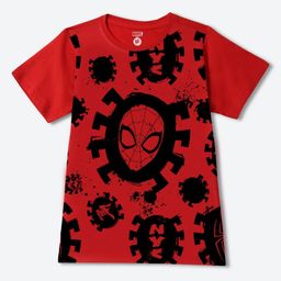 YK Marvel Boys Spider-Man Graphic Printed Round Neck Regular Fit T-shirt-image-53