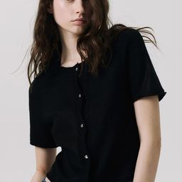 H&M Short-Sleeved Fine-KnitCardigan-image-88