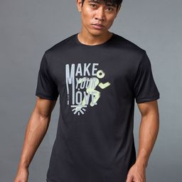 CULT Men Moisture Wicking Typography Printed Round Neck T-shirt-image-22