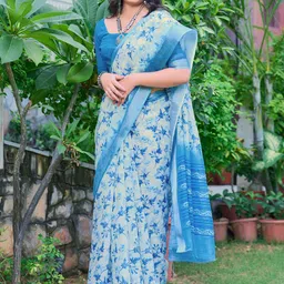 Moda Rapido Floral Zari Saree-image-29