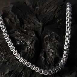 French Accent Men Silver-Plated Chain-image-7