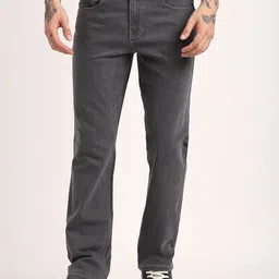 R&B Men Straight Fit Mid-Rise Clean Look Jeans-picture-42