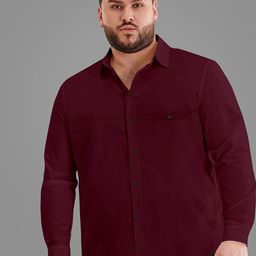 Aloof Men Classic Opaque Casual Shirt-image-72