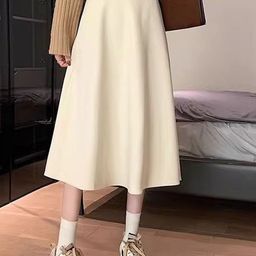 StyleCast A-Line Midi Skirt-image-98
