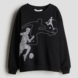 H&M Print-Motif Sweatshirts-36