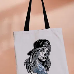 ARTBUG Printed Shopper Tote Bag-image-53