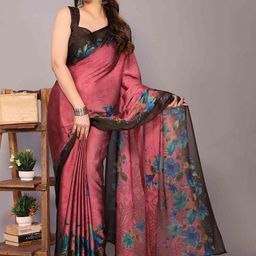 KALINI Floral Poly Chiffon Saree-picture-26