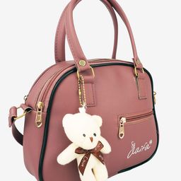 AAIFA Structured Sling Bag with Applique image 2