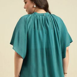 DressBerry Curve Flutter Sleeve Top image 2