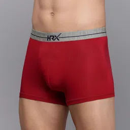 HRX by Hrithik Roshan Pack Of 2 Ultrasoft Elastic Trunks HRX_TRK_002_MRN_OR_2PC image 5