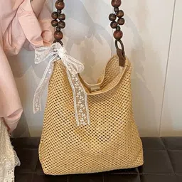 CORSICA Women Textured Structured Cut Work Shoulder Bag-57