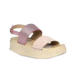 El Naturalista Women Leather Flatform Backstrap Sandals-11