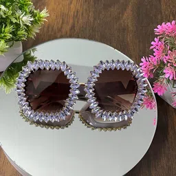 PURPLE WINGS Women Oversized Sunglasses with UV Protected Lens PWSG023APS-28