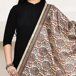 LOOM LEGACY Printed Dupatta with Zari image 5