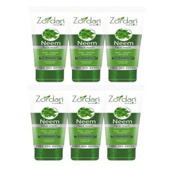 ZORDAN Set Of 6 Herbals Neem Face Wash - 60 ml Each-12