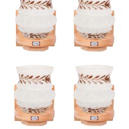 SOMIL Brown Glass Cylinder Printed Wall Lamps-image-49