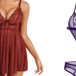 GuSo Shopee Women Multicoloured Net Baby Dolls-image-85