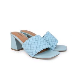 BRISKERS Women Woven Block Sandals-image-12