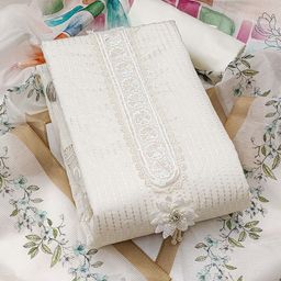 SAINOOR Embroidered Pure Silk Semi-Stitched Dress Material-image-14