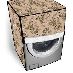 The Furnishing Tree Waterproof and Dustproof Washing Machine Cover Fully-Automatic Front Loading Co-image-54