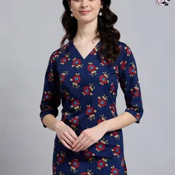 THE FAB FACTORY Women Pack of 2 Floral Printed Top-picture-6