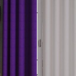 Lunar Days Purple Room Darkening Eyelet Long Door Curtain-39