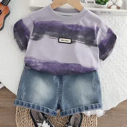 INCLUD Boys Striped T-shirt with Shorts-picture-14