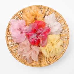 Dvabeautyshop Women Set of 6 Ponytail Holders-16
