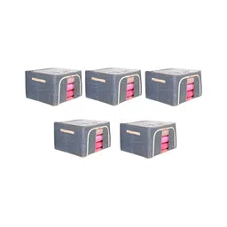 Stylista Blue Set of 5 Water Resistant Core Organisers-25