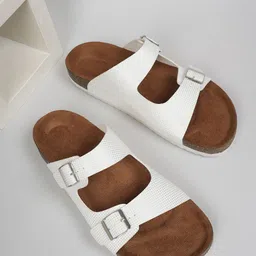 MOZAFIA Women Ballerinas with Buckles Flats-image-73