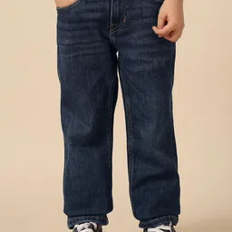 u.s. polo assn. kids U.S. Polo Assn. Boys Relaxed Fit Mid-Rise Light Fade Jeans-picture-34
