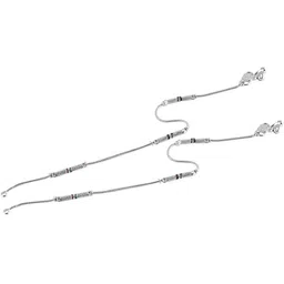 Heer Collection Silver-Plated Anklet-75
