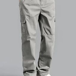 R.Code by The Roadster Life Co. Men High-Rise Regular Fit Cotton Trousers-image-29