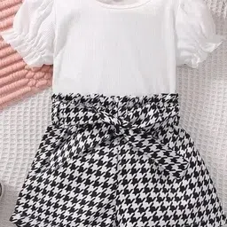 HSS TRENDS Kids-Unisex White Cotton Blend Clothing Set-image-94