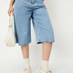 max Women Denim Shorts-picture-15