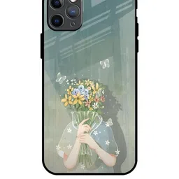 QRIOH Floral Printed iPhone 11 Pro Max Back Case Mobile Accessories-picture-41