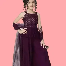HSS TRENDS Kids-Unisex Maroon Cotton Blend Clothing Set-image-83