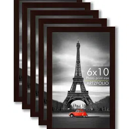 ArtzFolio Brown 5 to 7 Pieces Wood Wall Photo Frames-image-8