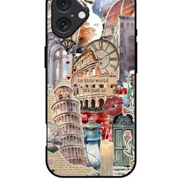 QRIOH Quirky Printed iPhone 16 Plus Back Case Mobile Accessories-image-54