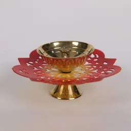 Exotic India Textured Pooja Diya-image-26